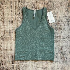 Athleta Aurora Crop Rib Tank
